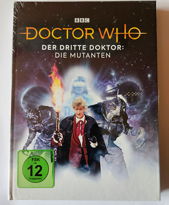 DOCTOR WHO - DER 3. DOKTOR: DIE MUTANTEN - MEDIABOOK - BLU-RAY +DVD ;NEU; OVP