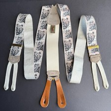 Trafalgar Ltd Ed Calvin Curtis Bull Bear Stock Market Silk Braces Suspenders