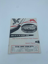 1959 Calder Cup Semifinals AHL Hockey Program Hershey Bears v Cleveland Barons 3