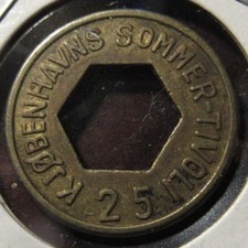 Vintage Kjobenhavns Sommer-Tivoli Swedish Token - Sweden