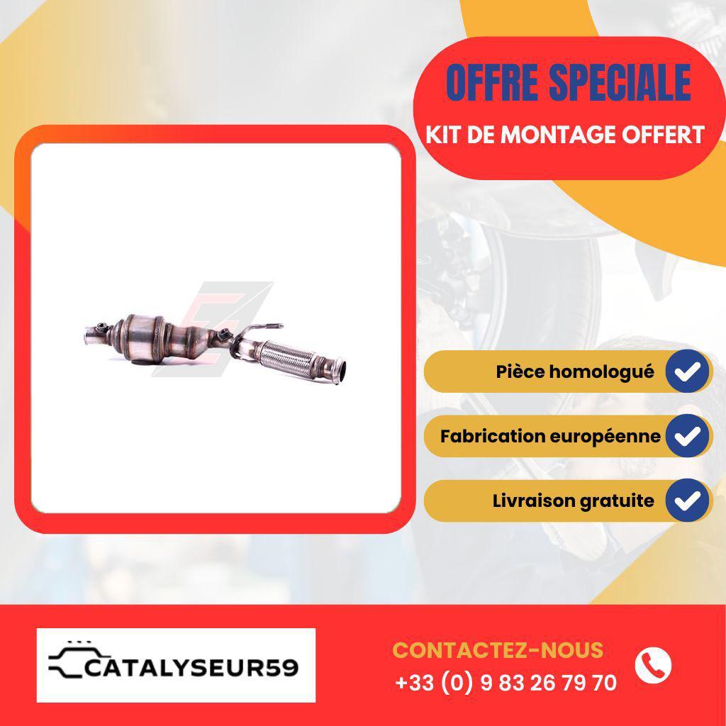 Catalyseur Peugeot 206 2.0i Essence EW10J4 collecteur d echappement d origine