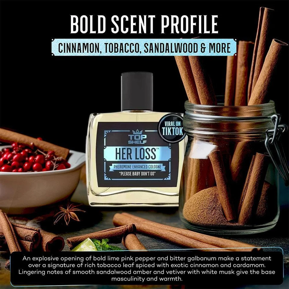 Her Loss Colonia para Hombre Atracción y Confianza - Perfume para Hombre 100ML Foto 4 de 4