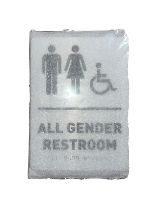 Office & Facility Supplies   Restroom Sign   GDS All Gender   ADA Compliant Qty2