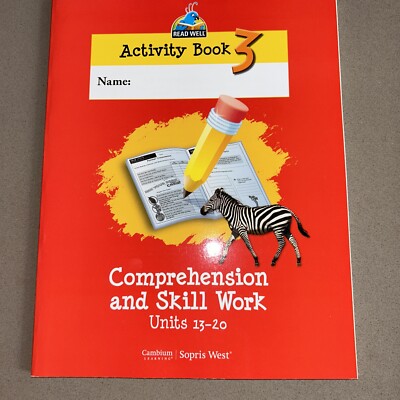 Read Well Unit Book Collection Read Well Activity Book 3 Comprehension and Skill Work Units 13-20 NEW ...