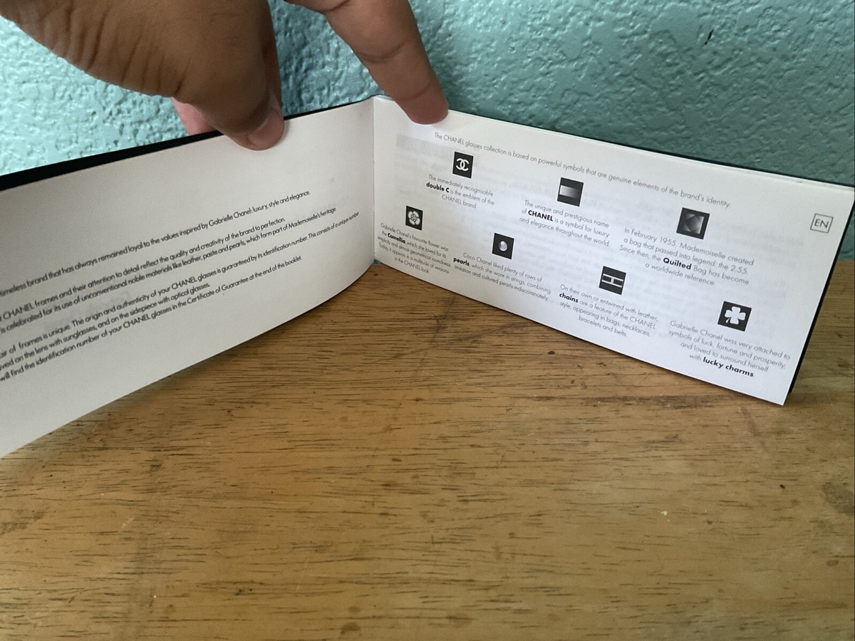 Chanel International Guarantee Certificate Blank Card | eBay