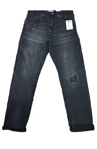 Levi's Denizen Boys' Size 16 Taper Leg Super Flex Adjustable Waist Black Jeans - Picture 2 of 10