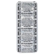 LaMotte 6999A Visual Grade TesTabs, Chlorine DPD #1 RAPID, 50 count 6999