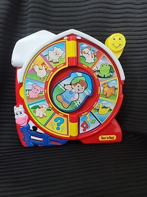 Fisher Price The Farmer Says Electronic See 'n Say 2003 Red w/Yellow ...