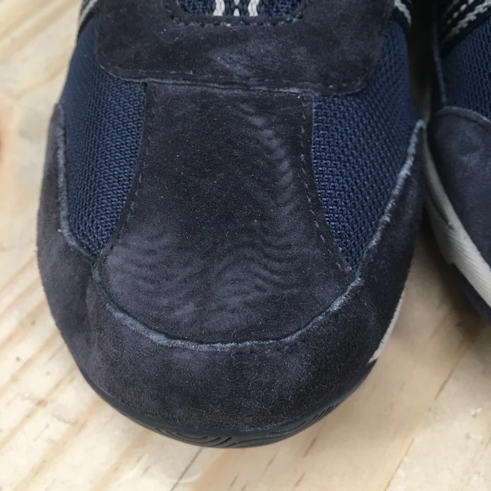 Dansko Shoes Womens 38 Casual Sneakers Comfort Blue Suede Leather Drawstring - Image 3 of 4