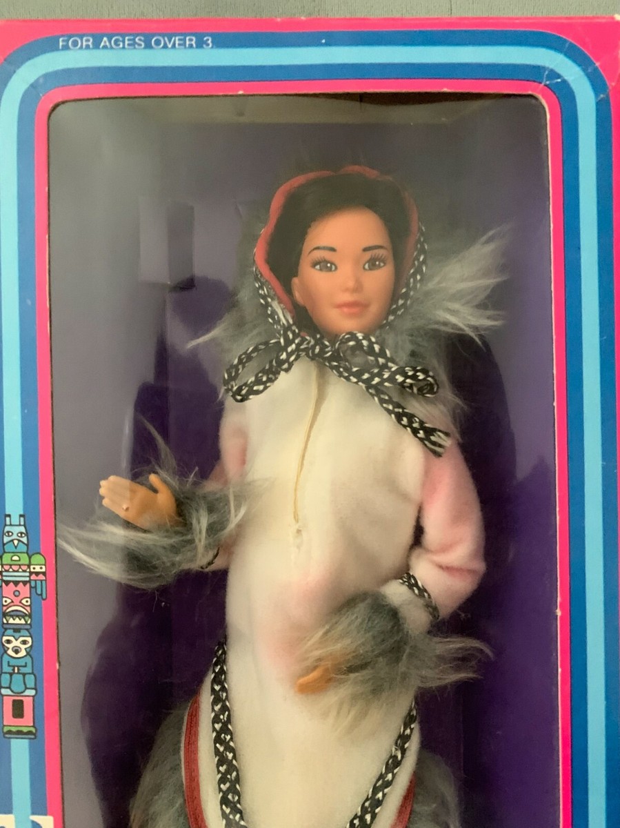 Barbie Doll Eskimo #3898 Dolls of the World Collection Arctic 1981