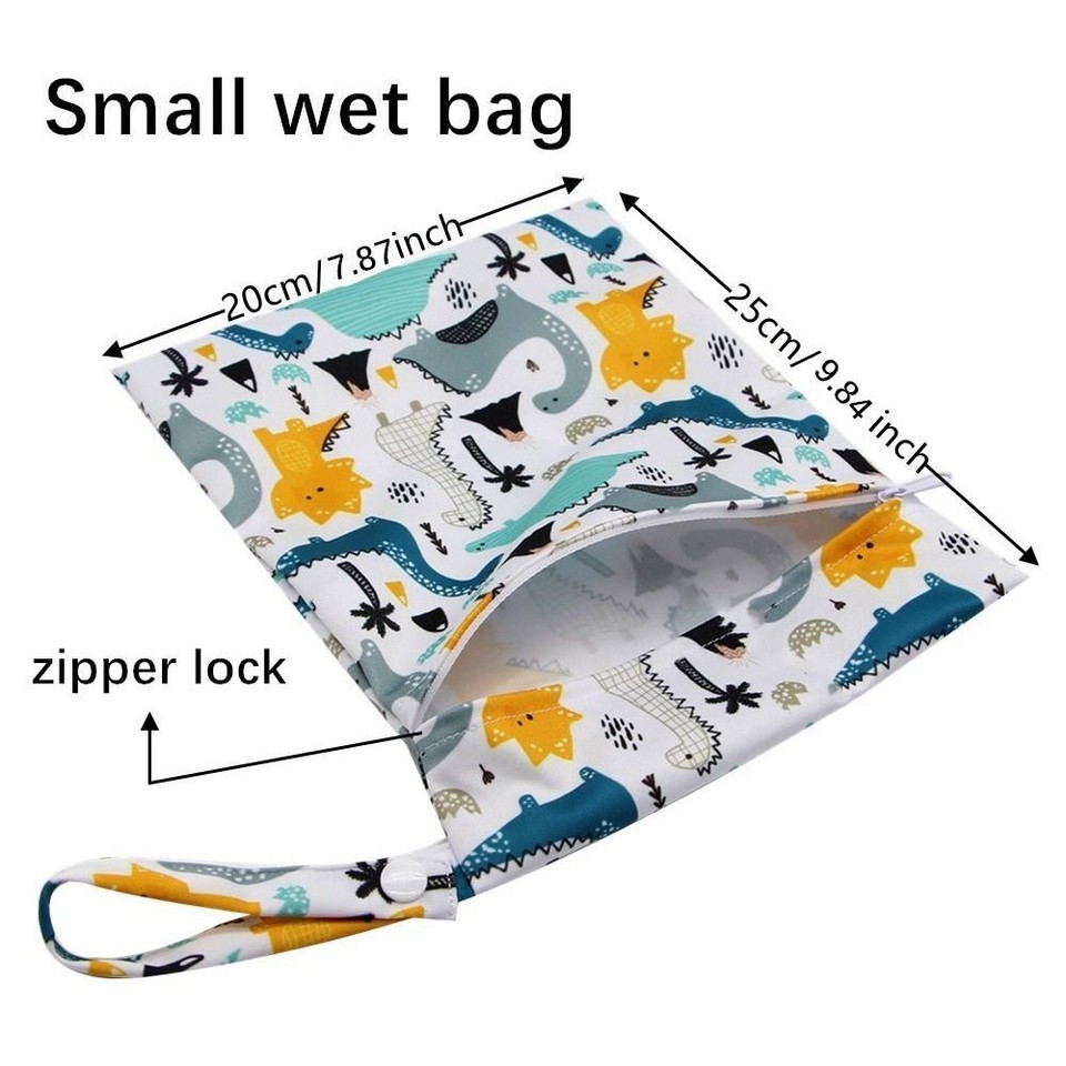 20*25cm Waterproof Wet Bag Breathable Mommy Pouch Universal Nappy Bag