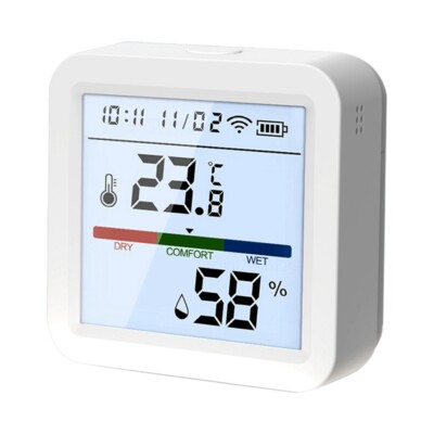 Smart WiFi Temperature & Humidity Sensor, Tuya Indoor Hygro8685-