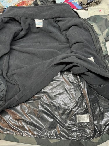 COLUMBIA BUGABOO II INTERCHANGE JACKET BOYS Camouflage SIZE YOUTH XL 18/20 - Picture 13 of 24