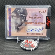 2023 Leaf Ultimate Hockey Peter Forsberg Money Players Auto 🔥 # 2/15 🔥