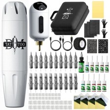 Complete Tattoo Kit DMTATTOO Wireless Tattoo Machine Pen Kit With 20PCS Needles