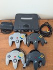Nintendo 64 N64 Console Bundle With 4 Controllers Tested/Working
