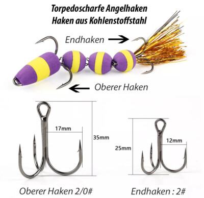 Set Zander Hecht Barsch Kder Zanderkder Zanderkiller Cheburaschka  Cheburashka | eBay.de