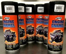 Aervoe Engine Enamel High Heat Paint #513 Satin Black 1 Case Of (6) 12 Oz Cans