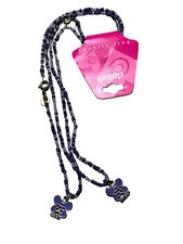 Claire's Best Friend Necklace Purple Beads Girls Fun 2 Piece Pendant Special