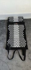 Life focus acumpressure mat and pillow set black & grey/white