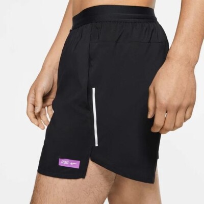 Nike Dri-FIT Flex Stride Running Shorts Reflective Run Division Black XL CT2845