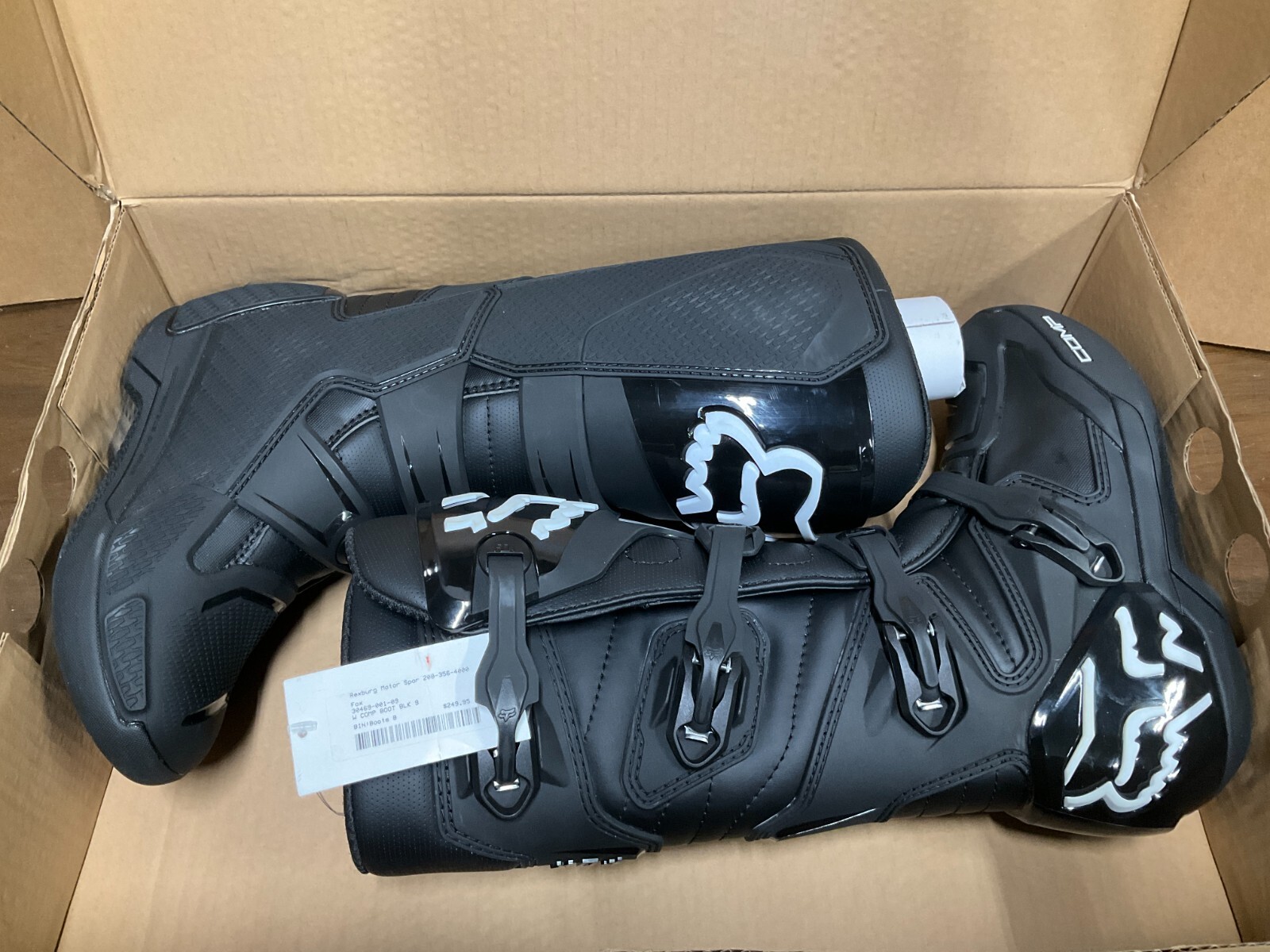 Fox Racing Women's COMP Motocross Boots (Black) (Size 9) 30469-001-09 ...