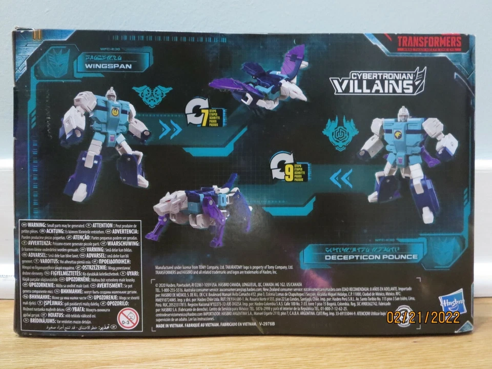 Hasbro, Transformers Earthrise WFC,  Cybertronian Villains - Wingspan & Pounce - Image 2 of 3