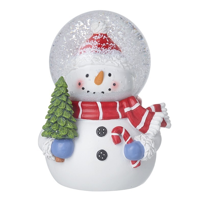 Heaven Sends Snowman Tree Christmas Snow Globe Novelty Festive Home Decoration