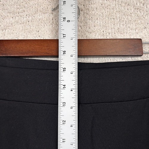 HUE Leggings Womens Plus 3X Black Ponte High Rise Pull On Active Pockets - Picture 7 of 13