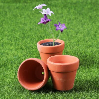 20 Pcs Terracotta Clay Pots Succulent Planter Small Home Decor Bowl