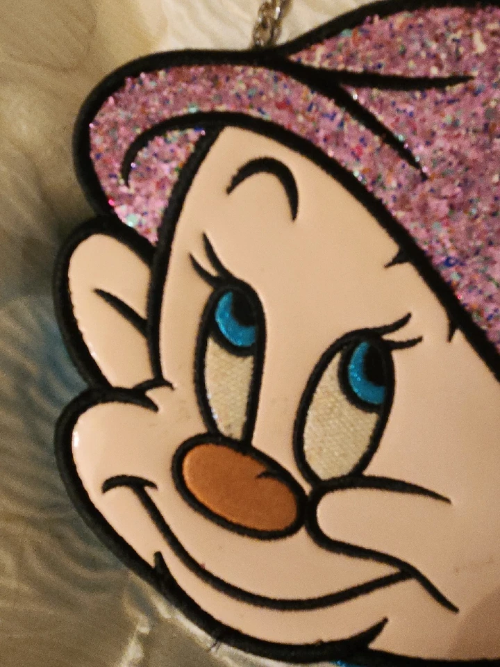 Rare, Danielle Nicole, Snow White, Dopey Dwarf, Disney, Bodycross Bag, Chain - Image 3 of 4