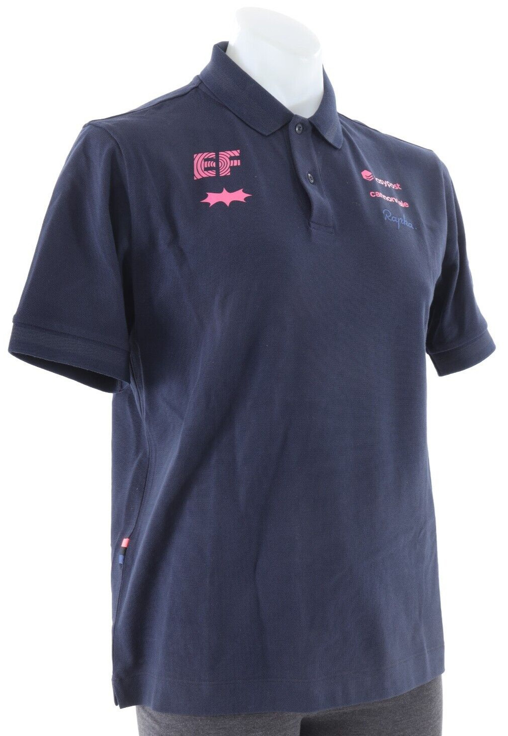 Rapha EF Education EasyPost Короткая футболка-поло с логотипом Slv для мужчин темно-синий дорожный велосипед 13490₽