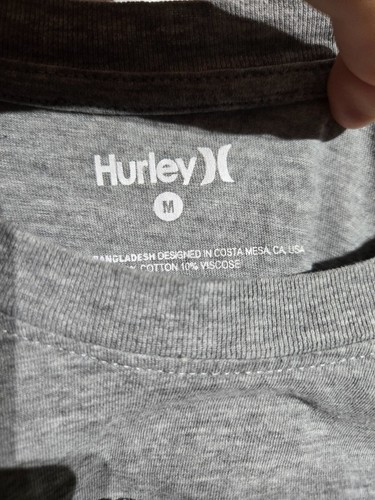 Canotta Hurley ragazza taglia media grigia surf skate spiaggia onde t-shirt retrò vintage - Foto 6 di 10