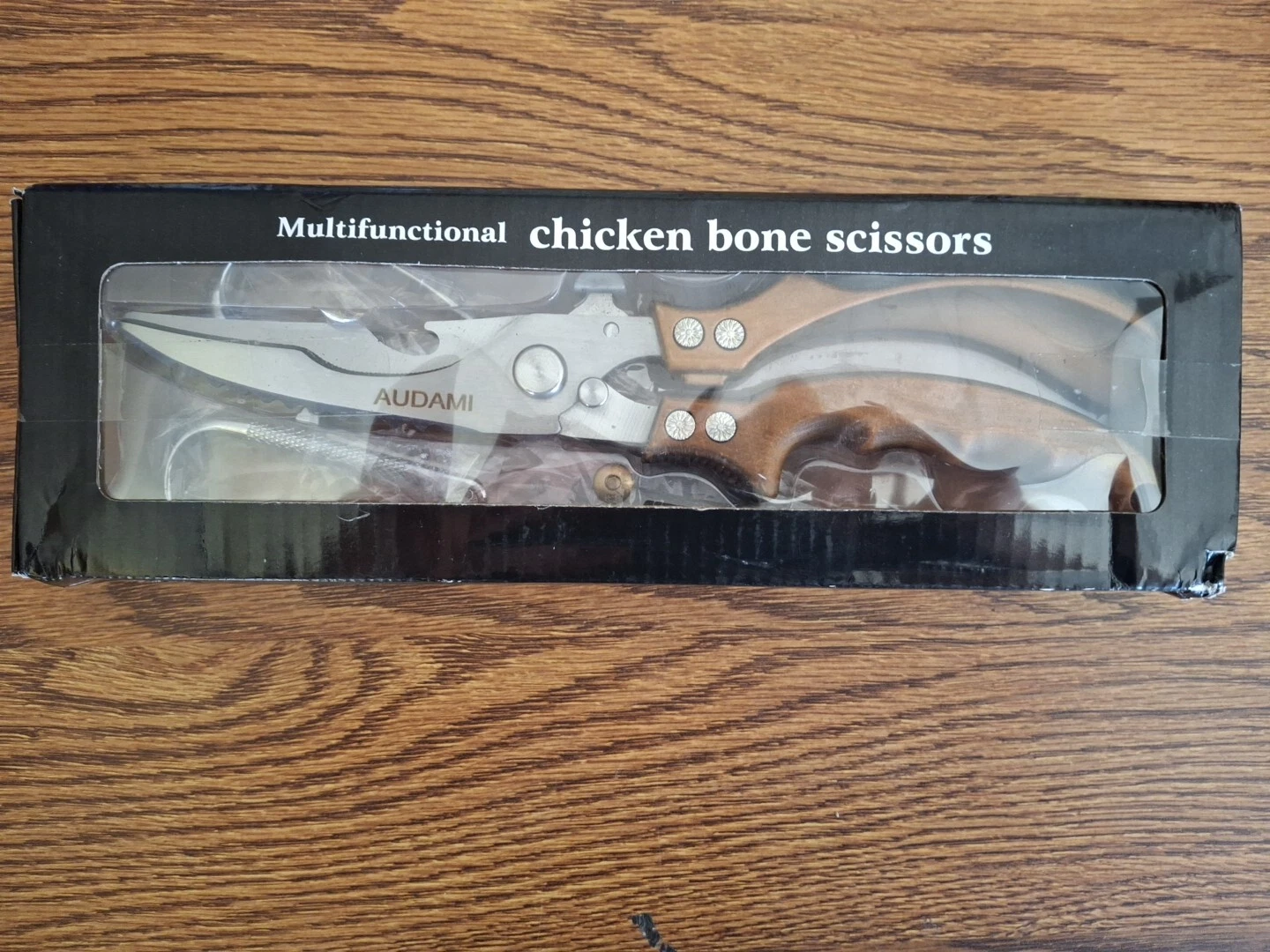 Stainless Steel Kitchen Scissors Multifunctional Chicken Bone Scissors *100
