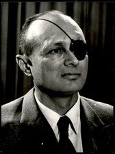 Judaica Israel Old Press Photo Moshe Dayan Voting for 7th Knesset Elections 1969