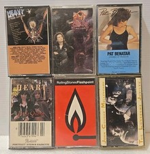 VINTAGE POP  ROCK CASSETTE TAPE LOT OF 6 ALBUMS - LIST IN DESCRIPTION PR10