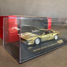 Ferrari 288GTO Diecast Car Gold Limited Edition 1/43 ixo Models Rare