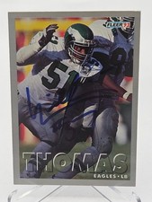 1993 Fleer #482 William Thomas Philadelphia Eagles Signed Autographed Card