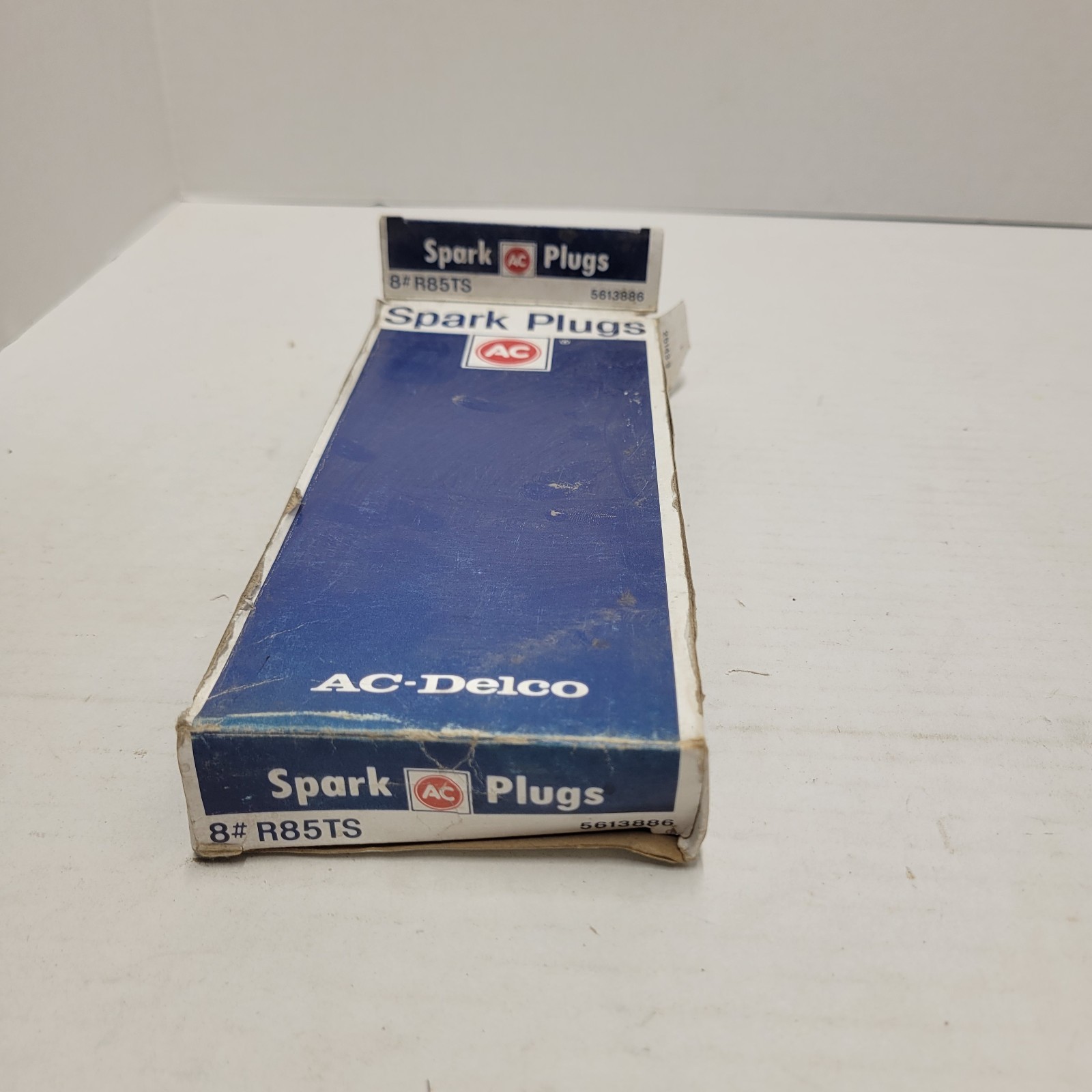 NOS AC R85TS Resistor Spark Plugs LOT OF TWO 2  Champion RF14Y Autolite BRF82