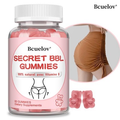 Secret Bbl Gummies Enhance Natural Curves Fast Buttocks Enlargement 60 Gummies