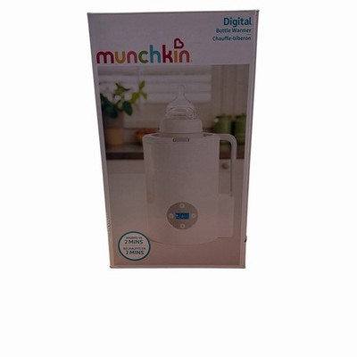 Munchkin Digital Bottle Warmer Baby Bottle Warms In 2 Minutes With Box