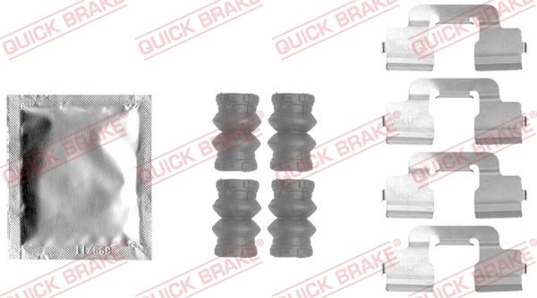 Quick Brake ZubehöRsatz Scheibenbremsbelag 109-1797 FüR DS4 Peugeot DS5 CitroËN-image