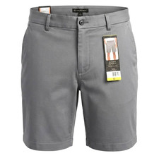 New Banana Republic Men s Stretch Chino Shorts - Gray - Size 32 - 9" Inseam NWT