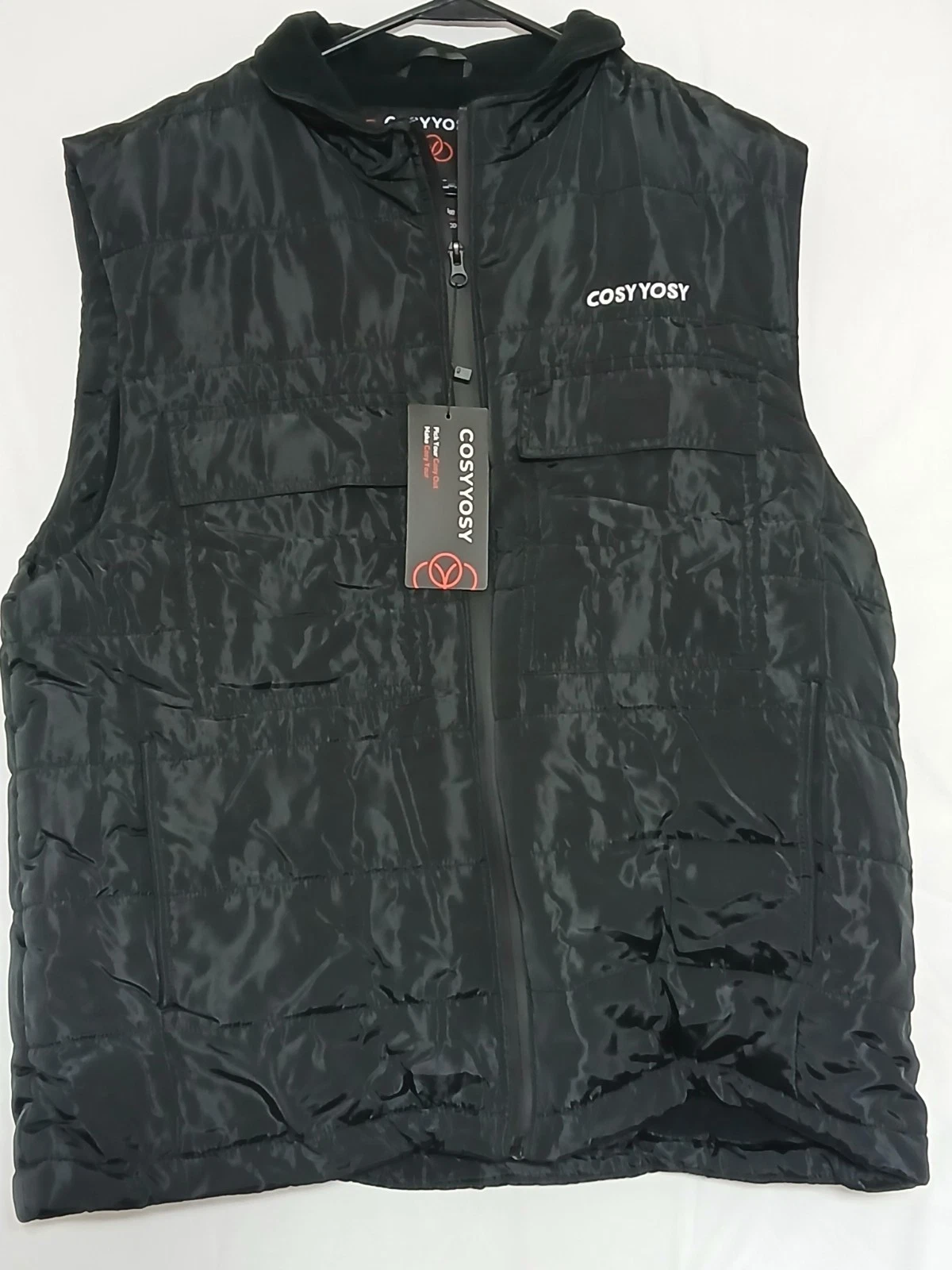 Heated Vest Size Large Black Pockets Storage bag New
Opens in a new window or tab