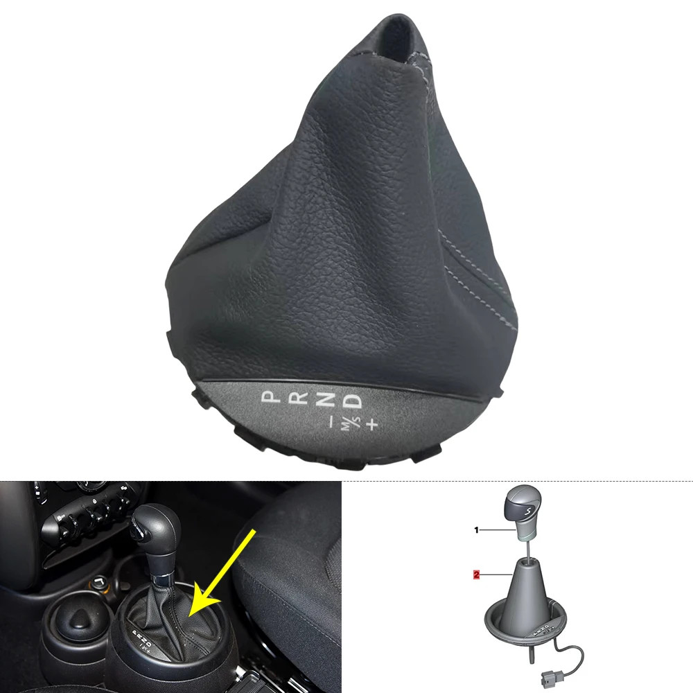 Auto Transmission Gear Shift Lever Boot Cover For MINI Cooper