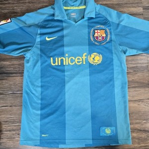 Maillot De Match Barcelona Porté - Saison 2007/2008 - Thierry Henry - Vintage Occasion