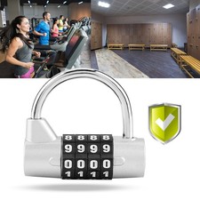 4 Dial Digit Combination Padlock Travel Suitcase Gym Locker Password Lock
