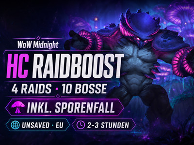 WoW Heroic Raid Boost Unsaved Loot Run Selfplay Fast Service Retail EU