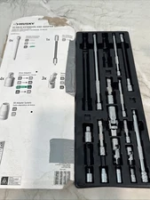 Husky 16 Pc  Extension And Adapter Set 1/4 3/8  & 1/2 Drive