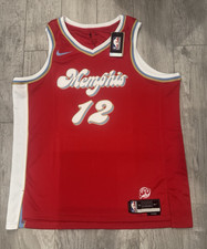 Nike NBA Ja Morant Grizzlies City Edition Jersey XXL Memphis Sounds Red New